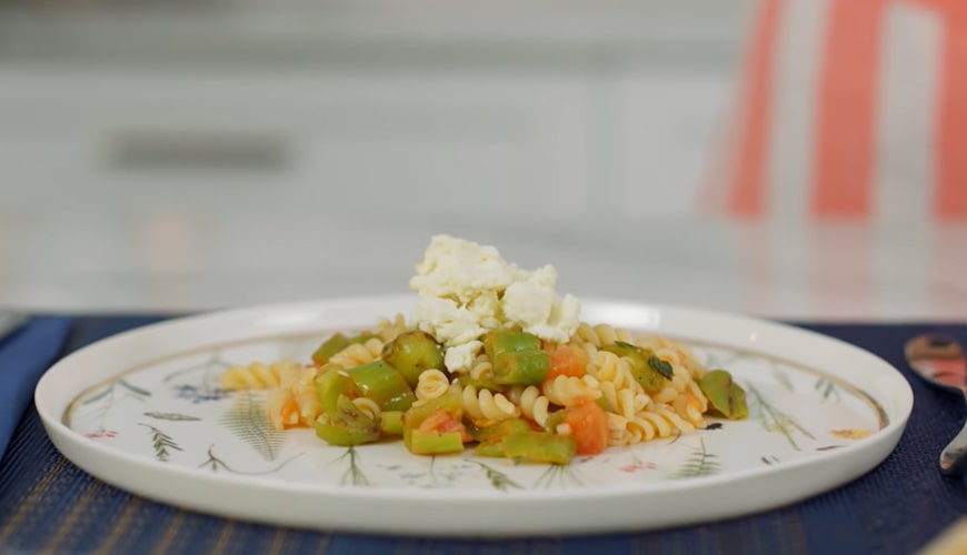 Pasta with Organic Pepper Recipe